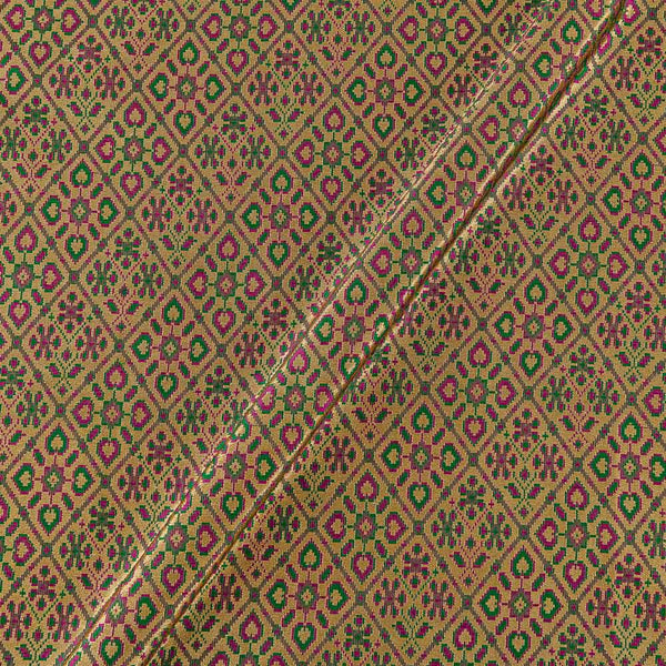 Banarasi Katan Silk Multi Colour Brocade Fabric freeshipping - SourceItRight