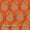 Chanderi Feel Fanta Orange Colour Paisley Pattern Fancy Jacquard Fabric 7001FH