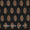 Slub Chanderi Feel Black Colour Small Butti Pattern Fancy Jacquard Fabric 7001FW