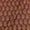 Slub Chanderi Feel Brick Colour Paisley Pattern Fancy Jacquard Fabric 7001GE