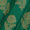 Buy Chanderi Feel Emerald Green Colour Floral Pattern Fancy Jacquard Fabric 7001GS Online