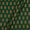 Chanderi Feel Bottle Green Colour Leaves Pattern Fancy Jacquard Fabric 7001HV