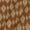 Chanderi Feel Rust Orange Colour Ikat Pattern Fancy Jacquard Fabric 7001KF