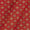 Buy Chanderi Feel Carrot Two Tone Colour Polka Pattern Fancy Jacquard Fabric 7002AO Online