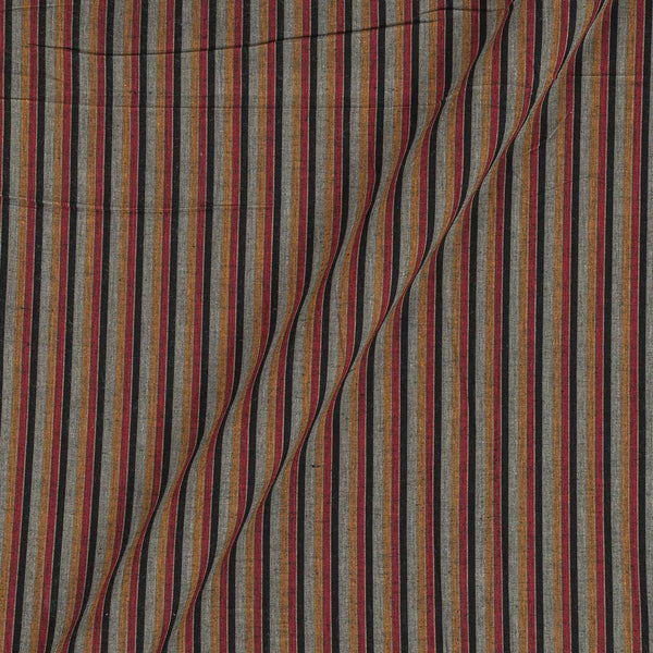 Slub Cotton Multi Colour 43 Inches Width Stripes Jacquard Fabric freeshipping - SourceItRight