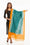 Green Colour Ikat Handloom Cotton Dupatta freeshipping - SourceItRight