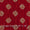 Buy Satin Silk Feel Red Maroon Colour Gold Butta Print Shibori Pattern Fabric Online 9007AC