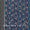 Pashmina Feel Blue Colour Floral Print Twill Cotton Fabric Online 9010G