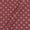 Buy Dabu Batik Theme Rosewood Colour Floral Design Printed Cotton Fabric Online 9021AH