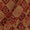 Buy Double Dyed Beige Cherry Red Colour Ethnic Printed Cotton Fabric Online 9022B