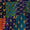 Buy Multi Colour Patch Work Applique Theme Foil Print Cotton Fabric 9023T