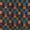 Buy Multi Colour Patch Work Applique Theme Foil Print Cotton Fabric 9023T