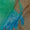 Buy Satin Feel Aqua Marine Colour Shibori Pattern Viscose Fabric Online 9050AC