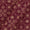 Cotton Dark Maroon Colour Geometric Print Fabric 9072DP