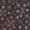 Cotton Navy Blue Colour Geometric Print Fabric 9072DR