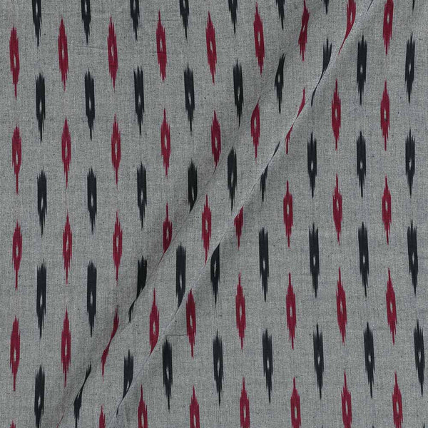 Ikat Cotton Grey Colour 43 Inches Width Washed Fabric freeshipping - SourceItRight