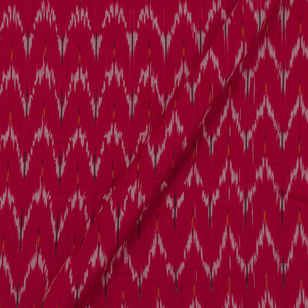 Ikat Cotton Cherry Red Colour 43 Inches Width Washed Fabric freeshipping - SourceItRight
