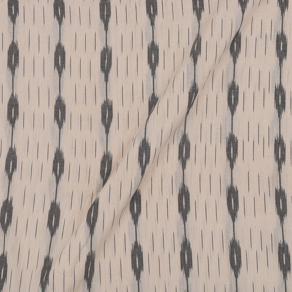 Cotton Ikat Off White Colour 42 Inches Width Washed Fabric freeshipping - SourceItRight