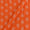  Cotton Ikat Fanta Orange Colour Washed Fabric Online 9150AOM