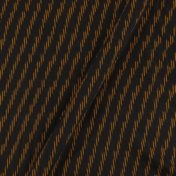 Cotton Ikat Black Colour Washed Fabric Online 9150APD