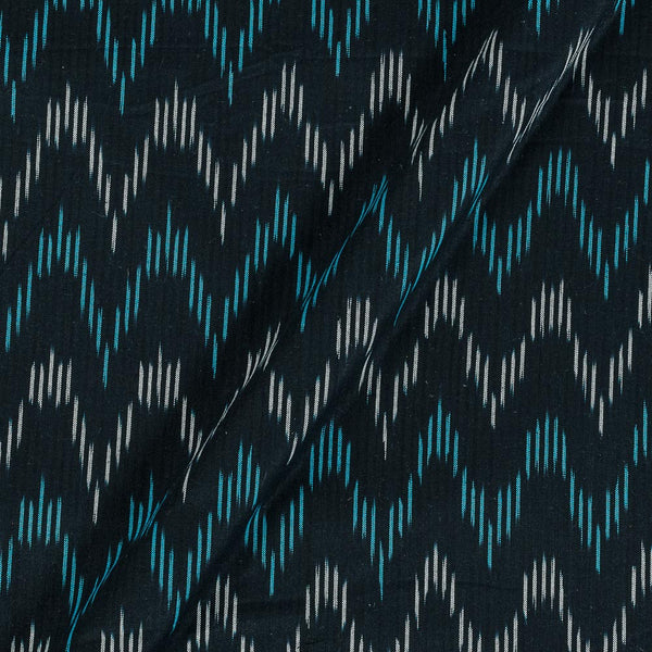 Cotton Ikat Black Colour 43 Inches Width Washed Fabric freeshipping - SourceItRight