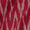 Ikat Cotton Red Colour 42 Inches Width Washed Fabric freeshipping - SourceItRight