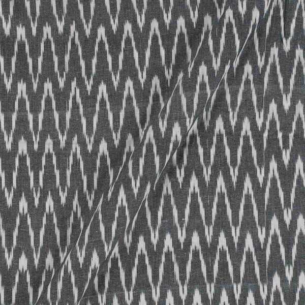 Ikat Cotton Grey Colour 41 Inches Width Washed Fabric freeshipping - SourceItRight