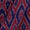 Buy Mercerised Cotton Ikat Violet Blue Colour Fabric 9151BW Online