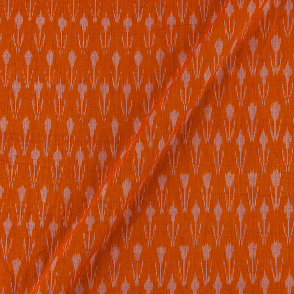Mercerised Cotton Ikat Apricot X Red Cross Tone Fabric Online 9151DK
