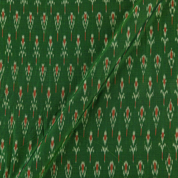 Mercerised Cotton Ikat Green X Black Cross Tone Fabric Online 9151DW