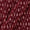 Mercerised Cotton Ikat Maroon X Black Cross Tone Fabric Online 9151EK