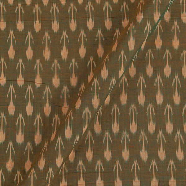 Mercerised Cotton Ikat Mehendi Green Two Tone Fabric freeshipping - SourceItRight