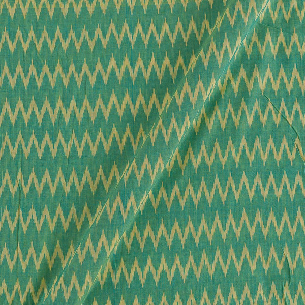Mercerised Cotton Ikat Yellow To Aqua Two Tone Fabric freeshipping - SourceItRight