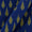 Mercerised Cotton Ikat Royal Blue Colour Fabric Online 9151PW