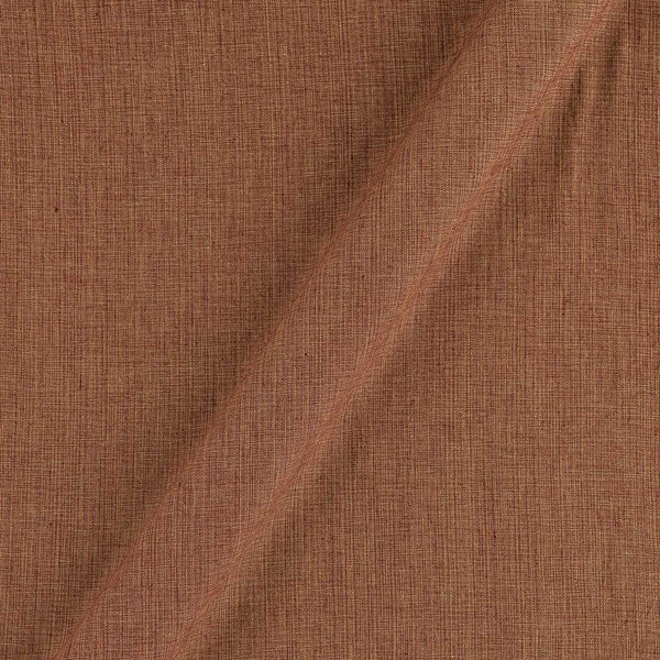 Two Ply Cotton Beige X Brown Cross Tone Fabric Online 9277BH
