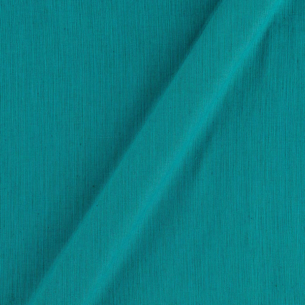 Two Ply Cotton Turquoise Blue Colour Handloom Fabric Online 9277DN