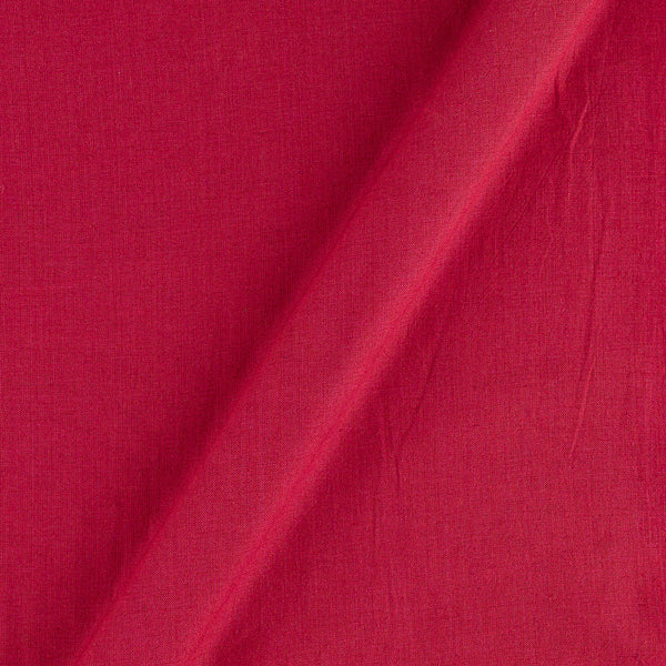 Two Ply Cotton Rani Pink Colour Handloom Fabric Online 9277G