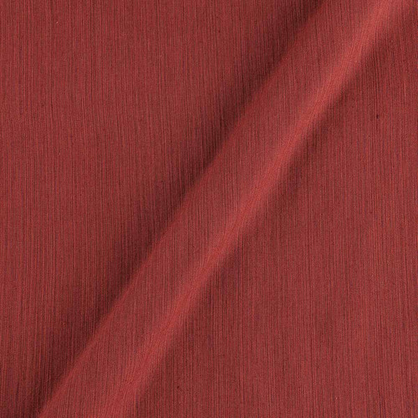 Two ply Cotton Brick Red Colour Fabric 9277Q Online