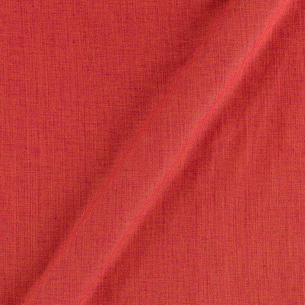 Two Ply Cotton Orange X Pink Cross Tone 43 Inches Width Fabric