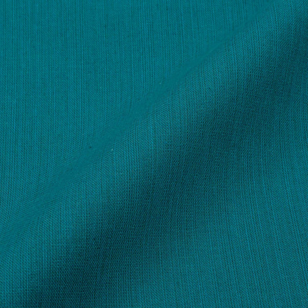 Two ply Cotton Peacock Blue Colour Fabric freeshipping - SourceItRight