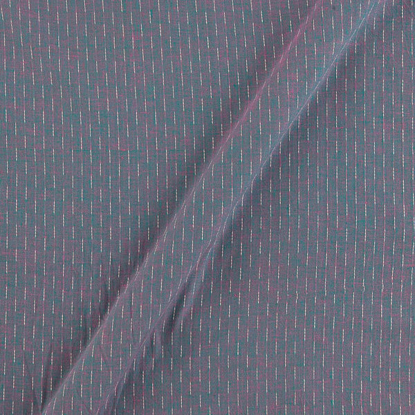 Buy Cotton Self Jacquard Geometric Pattern Aqua Pink Mix Tone Fabric 9359ACN Online