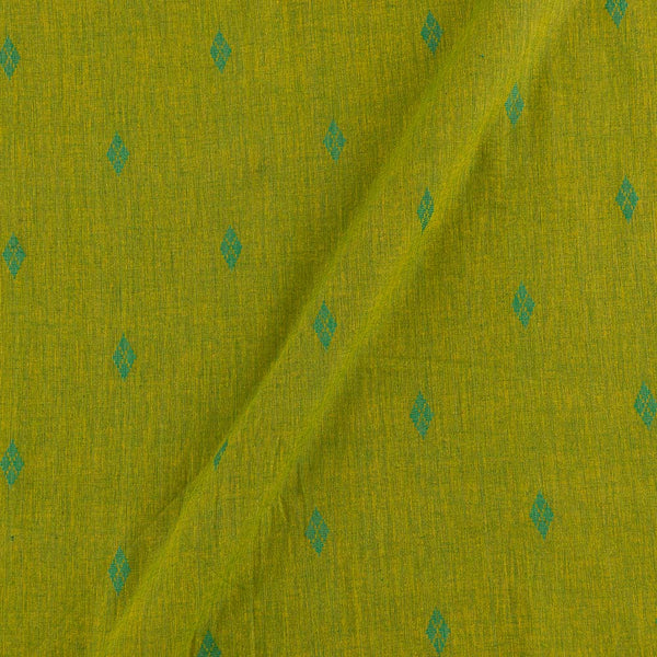 Buy Cotton Self Jacquard Butta Pattern Acid Green Colour Fabric 9359ACT Online