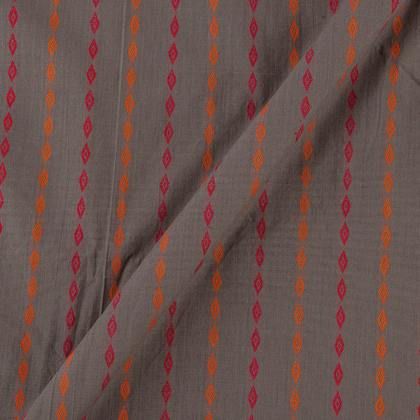 Cotton Jacquard Stripes Cedar Colour Washed Fabric Online 9359AFL