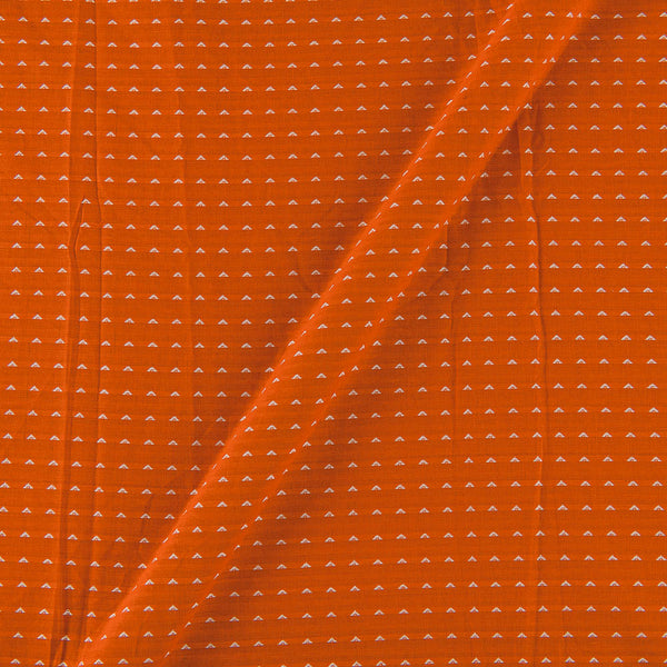 Cotton Self Jacquard Fanta Orange Colour Geometric Pattern 43 Inches Width Fabric freeshipping - SourceItRight