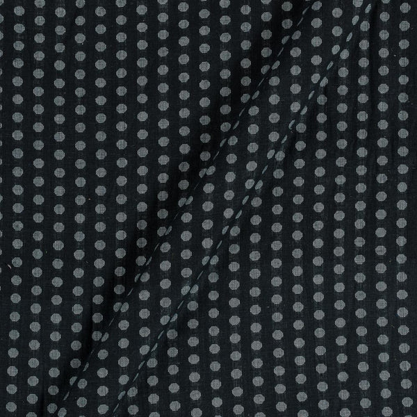 Cotton Self Jacquard Black Colour Geometric Pattern 43 Inches Width Fabric freeshipping - SourceItRight