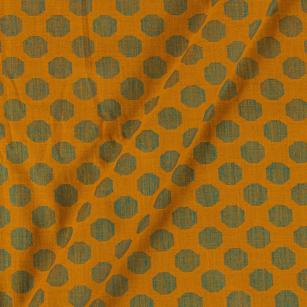 Cotton Self Jacquard Mustard Colour 43 Inches Width Washed Fabric freeshipping - SourceItRight