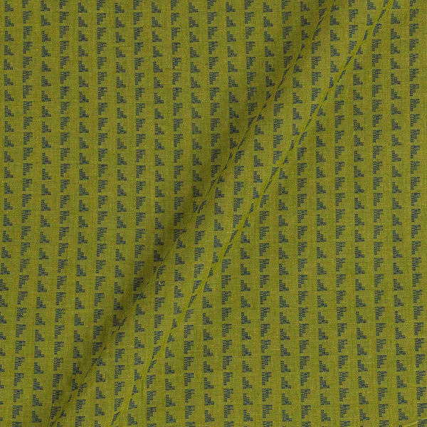 Cotton Self Jacquard Acid Green Colour 42 Inches Width Geometric Washed Fabric freeshipping - SourceItRight