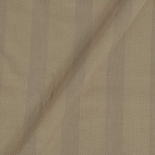 Cotton Self Jacquard Beige Colour  43 Inches Width Geometric Washed Fabric freeshipping - SourceItRight
