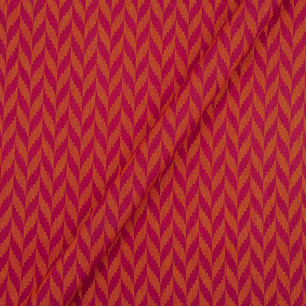 Cotton Jacquard Crimson Pink Colour Washed Fabric Online 9359VU