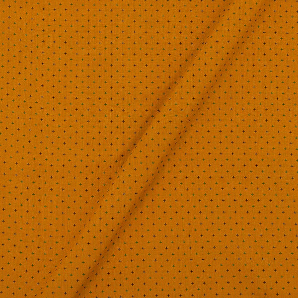 Cotton Self Jacquard Mustard Orange Colour Geometric Washed 43 Inches Width Fabric freeshipping - SourceItRight